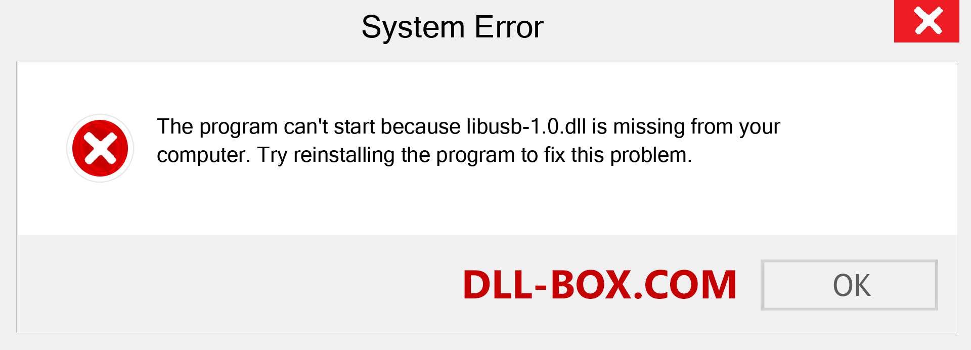  libusb-1.0.dll file is missing?. Download for Windows 7, 8, 10 - Fix  libusb-1.0 dll Missing Error on Windows, photos, images