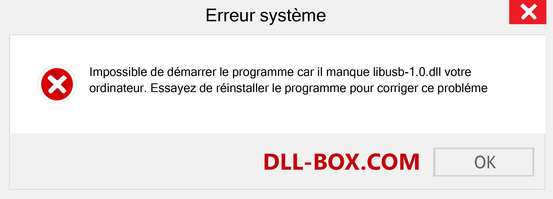 Le fichier libusb-1.0.dll est manquant ?. Télécharger pour Windows 7, 8, 10 - Correction de l'erreur manquante libusb-1.0 dll sur Windows, photos, images